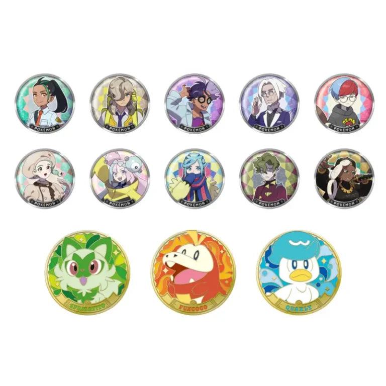 Pokémon TCG: Magnetic Metal Badge Paldea